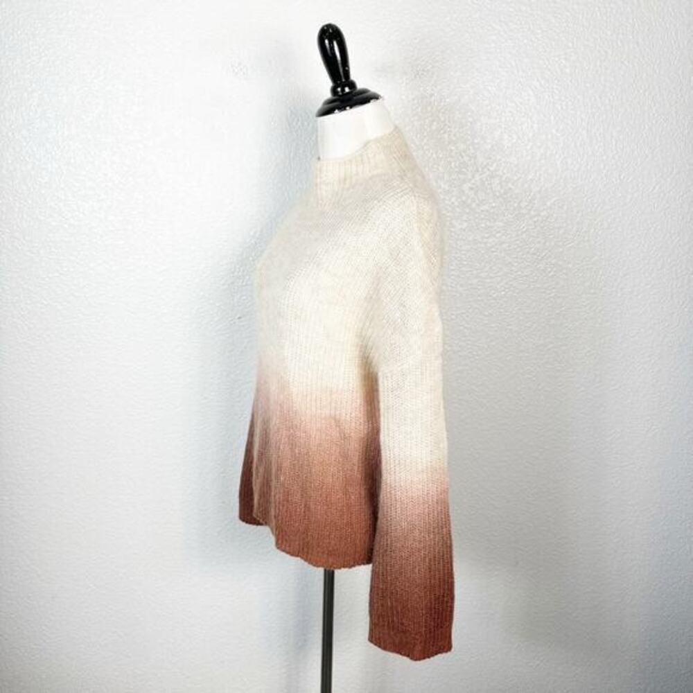 Bella Dahl Womens Mock Neck Mohair Wool Blend Knit Sweater‎ Autumn Ombre Size S - Picture 5 of 9